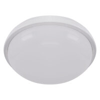 LED Deckenlampe au&szlig;en IP54 &Oslash; 21,5 cm rund Wei&szlig;