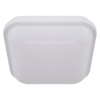 LED Deckenleuchte au&szlig;en 21,5 cm breit IP54 Wei&szlig; SIDON