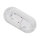 LED Deckenleuchte oval IP65 Weiß 19,5 cm Keller außen