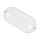 LED Außenleuchte Decke IP65 Weiß oval blendarm