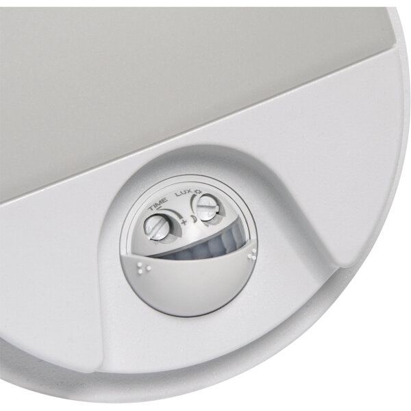 LED Deckenlampe außen mit Bewegungsmelder IP54 H: 21 cm Weiß