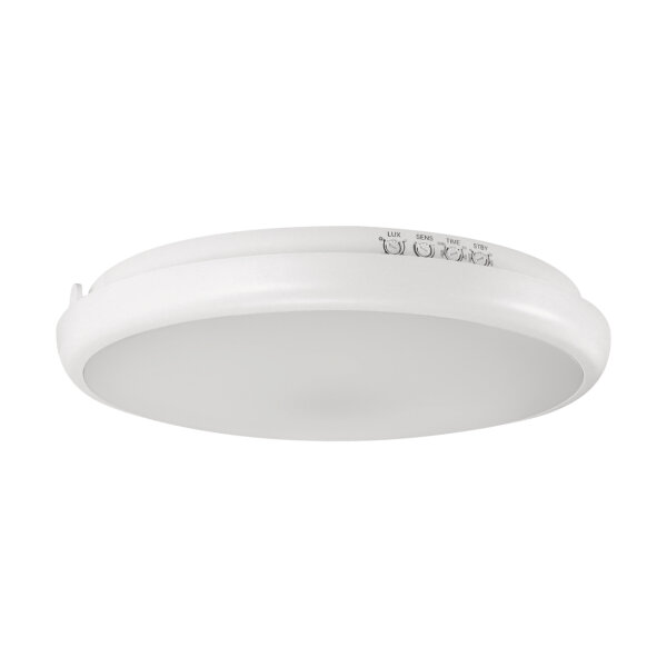 LED Deckenlampe Bewegungsmelder IP65 D: 26,5 cm rund Feuchtraum