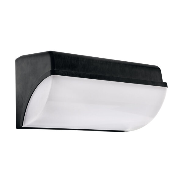 LED Wandleuchte Outdoor IP65 26 cm breit Schwarz Weiß