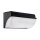 LED Wandleuchte Outdoor IP65 26 cm breit Schwarz Wei&szlig;