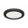 LED Deckenlampe rund D: 16,7 cm Aufputz Unterputz Schwarz