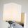 Wandlampe Bad Chrom Weiß H: 41,3 cm IP44 Metall Glas