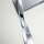 Wandlampe Bad Chrom Weiß H: 41,3 cm IP44 Metall Glas