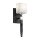 Badezimmerleuchte Metall Glas G9 IP44 H: 41,3 cm Metall Glas