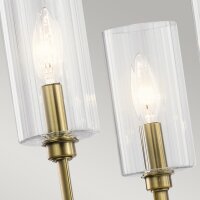 Kronleuchter Metall Glas B: 68,6 cm Art Déco in...
