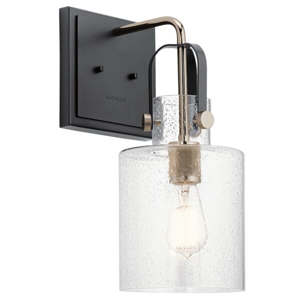 Wandlampe Glas Metall E27 42,1 cm hoch DEIRA