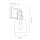Wandlampe Glas Metall E27 42,1 cm hoch DEIRA