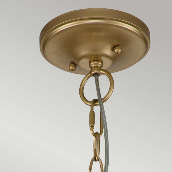 Pendelleuchte Metall 30,5 cm breit H: max. 246,4 cm 3x E14