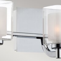 Kronleuchter Badezimmer IP44 Ø 38,4 cm Metall Glas...