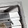 Wandlampe Metall Glas E27 28,8 cm hoch Gunmetal Grau