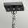 Pendelleuchte eckig Metall Glas E27 B: 49,3 cm Gunmetal Grau