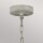 Kronleuchter Shabby Chic Ø 48,3 cm H: max. 216 cm Grau antik