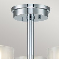 Deckenlampe Bad LED G9 IP44 40,6 cm breit 3000 K Chrom...