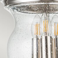 Deckenlampe Metall Glas Ø 25,4 cm H: max. 1,4 m...