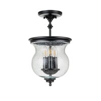 Deckenleuchte Metall Glas Ø 25,4 cm H: max. 1,4 m...