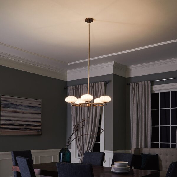 Kronleuchter Badezimmer LED G9 IP44 Ø 71,1 cm rund 3000 K