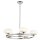 Deckenlampe Badezimmer IP44 Chrom Weiß Ø 71 cm verstellbar LED