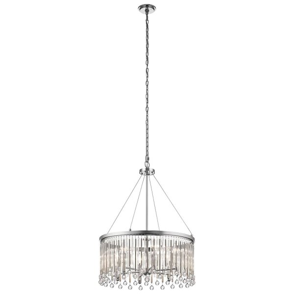 Kristall Hängelampe rund Ø 61 cm H: max. 2,7 m verstellbar