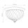 Deckenleuchte rund D: 30,5 cm Messing Glas 2x E27