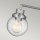 Badlampe Wand Metall Glas E27 IP44 B: 61,5 cm Chrom ZOFIA