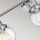 Badlampe Wand Metall Glas E27 IP44 B: 61,5 cm Chrom ZOFIA