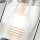 Badezimmerlampe Wand Metall Glas B: 85,8 cm IP44 E27 Chrom