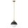 Hängelampe Metall Glas E27 Ø 33,9 cm H: max. 126,2 cm