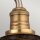 Badezimmerleuchte Metall Glas 48,3 cm breit IP44 E27