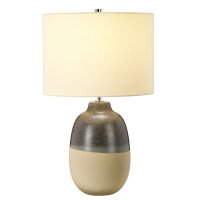 Wohnliche Tischleuchte ELIZIBETH Retro 61cm Keramik
