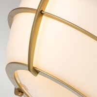 Deckenleuchte Badezimmer Metall Glas E27 IP44 D: 32,7 cm...