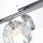 Badezimmerleuchte Kristall LED G9 3000 K 33,4 cm breit klein