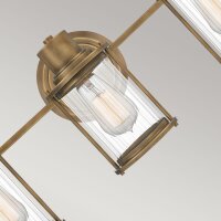Badleuchte Wand Metall Glas IP44 B: 56 cm 3-flammig...
