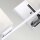 Wandleuchte Bad LED G9 IP44 3000 K Glas Metall B: 58,4 cm