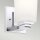 Badleuchte LED G9 IP44 H: 17,3 cm 3000 K blendarm Chrom Weiß