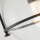 Deckenleuchte Metall Glas E27 rund Ø 28,2 cm Schwarz