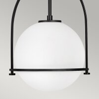 Hängeleuchte Metall Glas E27 rund Ø 28,9 cm...