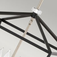 Pendelleuchte Metall E14 40,5 cm breit H: max. 216,9 cm