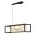 LED Hängeleuchte Schwarz Gold 113 cm lang 3000 K verstellbar