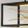 LED Hängeleuchte Schwarz Gold 113 cm lang 3000 K verstellbar