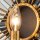 Wandleuchte Kristall Metall E14 B: 31,8 cm in Gold Schwarz