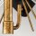 Wandleuchte Kristall Metall E14 B: 31,8 cm in Gold Schwarz