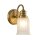 Badezimmerleuchte Wand mit LED G9 IP44 23,7 cm hoch