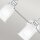 Badlampe Metall Glas 61 cm breit IP44 G9 3-flammig