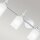 Badezimmerlampe Wand Chrom Weiß B: 81,3 cm IP44 G9 LED
