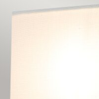 Kleine Wandleuchte Stoff H: 25,4 cm Creme Weiß
