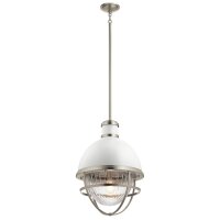 Hängelampe Metall Glas E27 D: 40,8 cm H: max. 166,5 cm